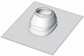 Odkouření kondenzační Brilon 52107231 - univerzální střešní taška DN100/60 a 125/80, cihlová, 5-25°